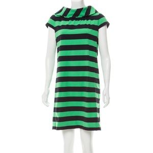 NWOT Kate Spade Green and Navy Dress